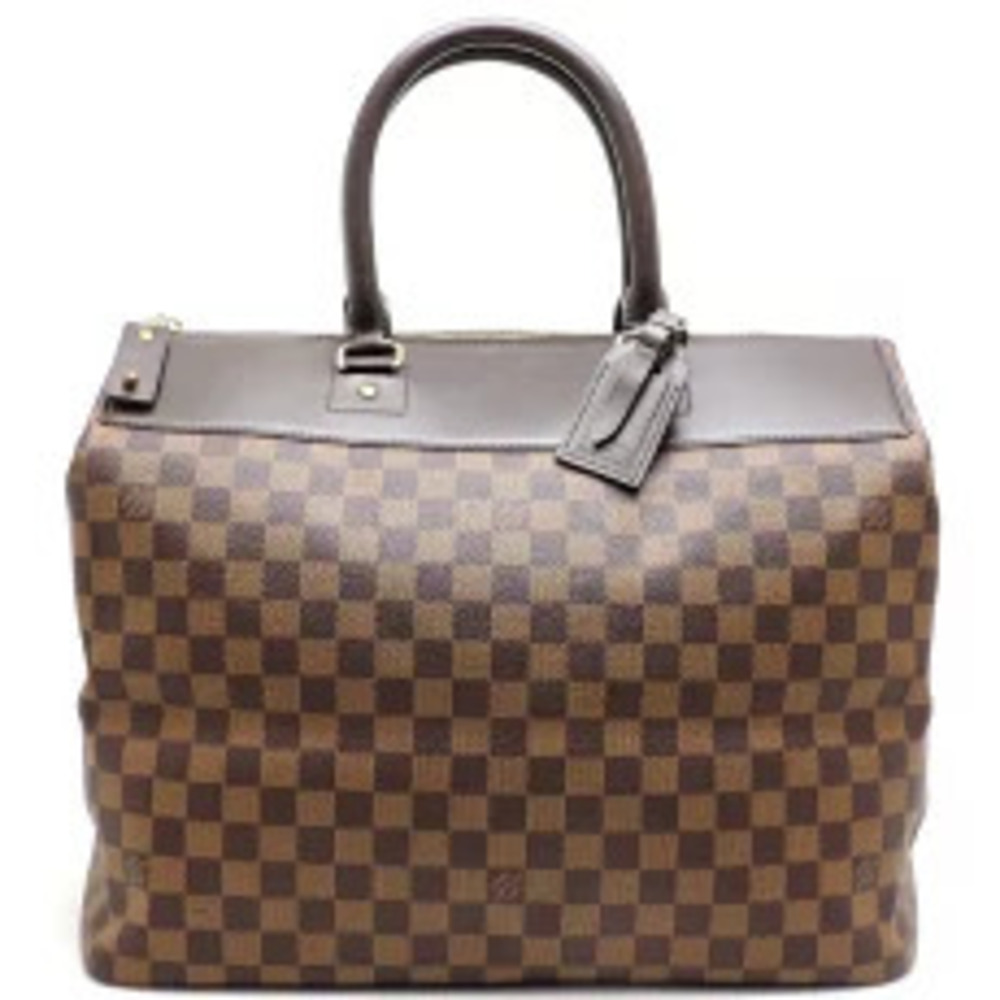 Louis Vuitton Greenwich Boston Bag Damier Ebene Brown